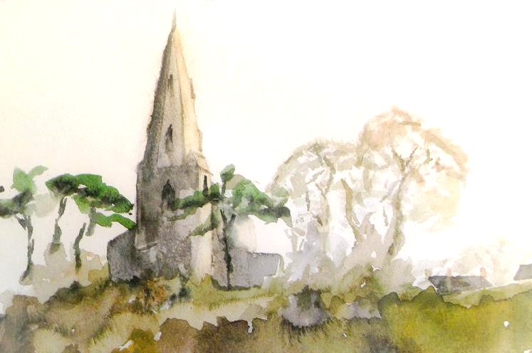 Watercolour by John Tusting